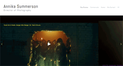 Desktop Screenshot of annikasummerson.com